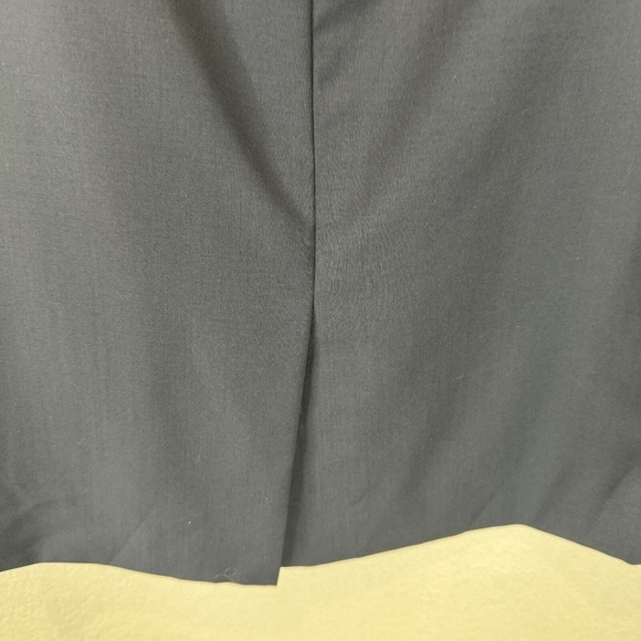 Escada Womens Rabah Pencil Skirt Size 38 Dark Blue Knee Length Career Classic‎ - Picture 9 of 16